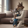 Best wolf buddies