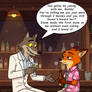 Chatting at the bar