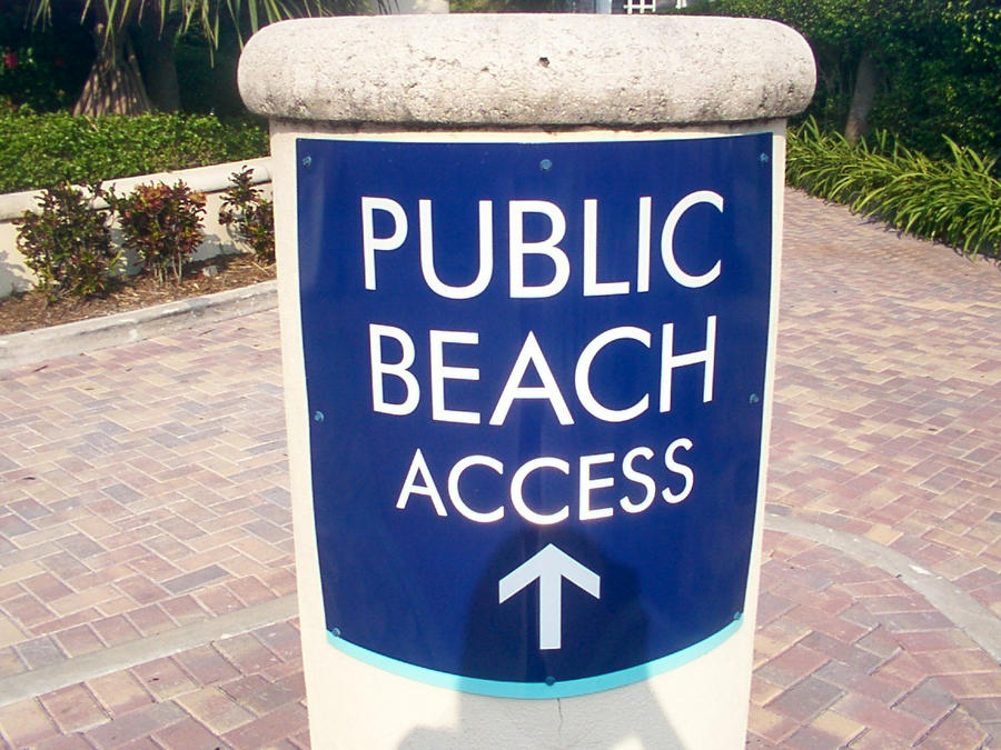 Sign 013 - Beach Access