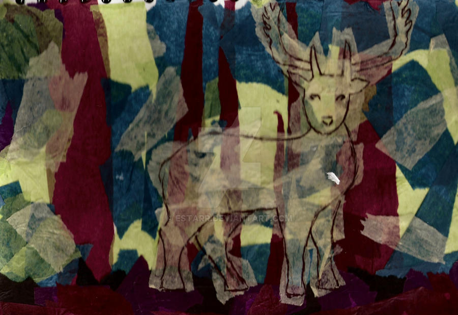 Stag Collage Stag Collage by Estarr on DeviantArt