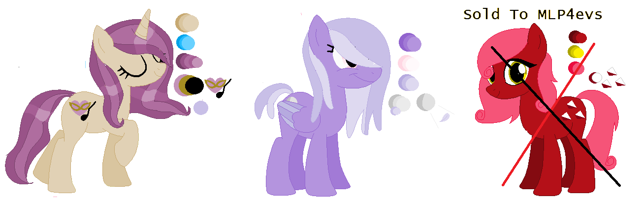 MLP Adoptables (1/3 Open)