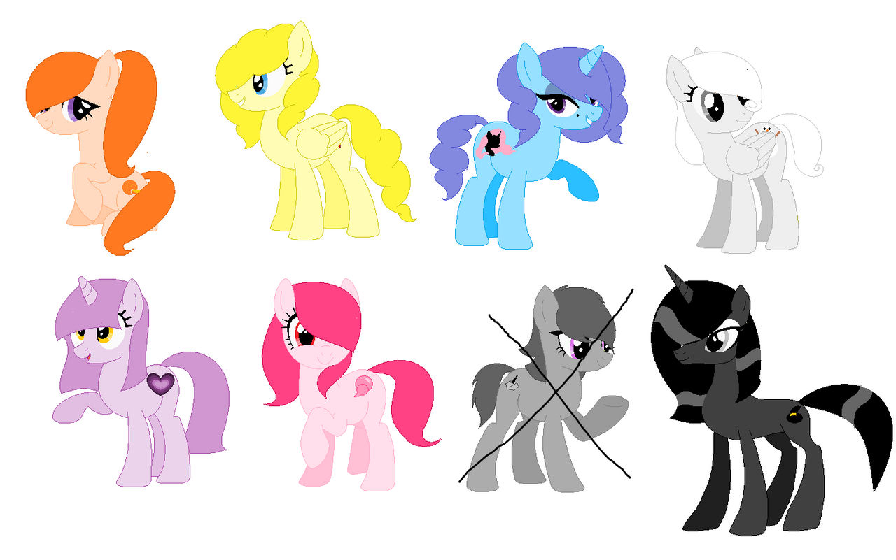COLOR PONIES RESELL *7/8 OPEN*