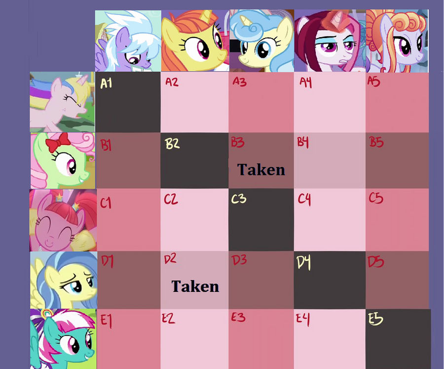 Mainly Background Pony Shipping Chart (CLOSED)