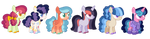MLP Foal Adoptables (CLOSED) by MichelleKyura