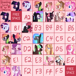 Mane 6 Redesign Grid (20/36 OPEN) by MichelleKyura