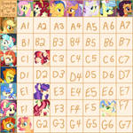 Peaches and Cream! (44/49 OPEN MLP Grid) by MichelleKyura