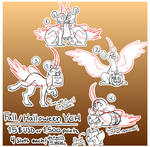 Halloween/Fall Pony YCHs (OPEN) by MichelleKyura