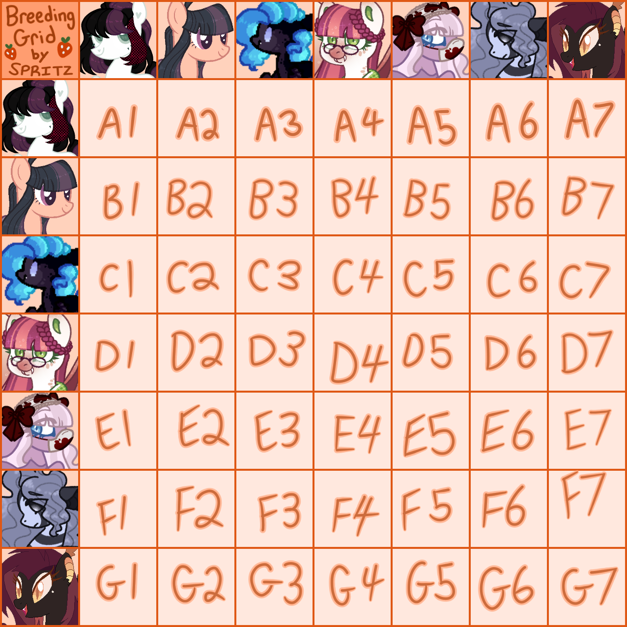 Dark and Batty! (MLP OC Fusion Grid 49/49 OPEN)