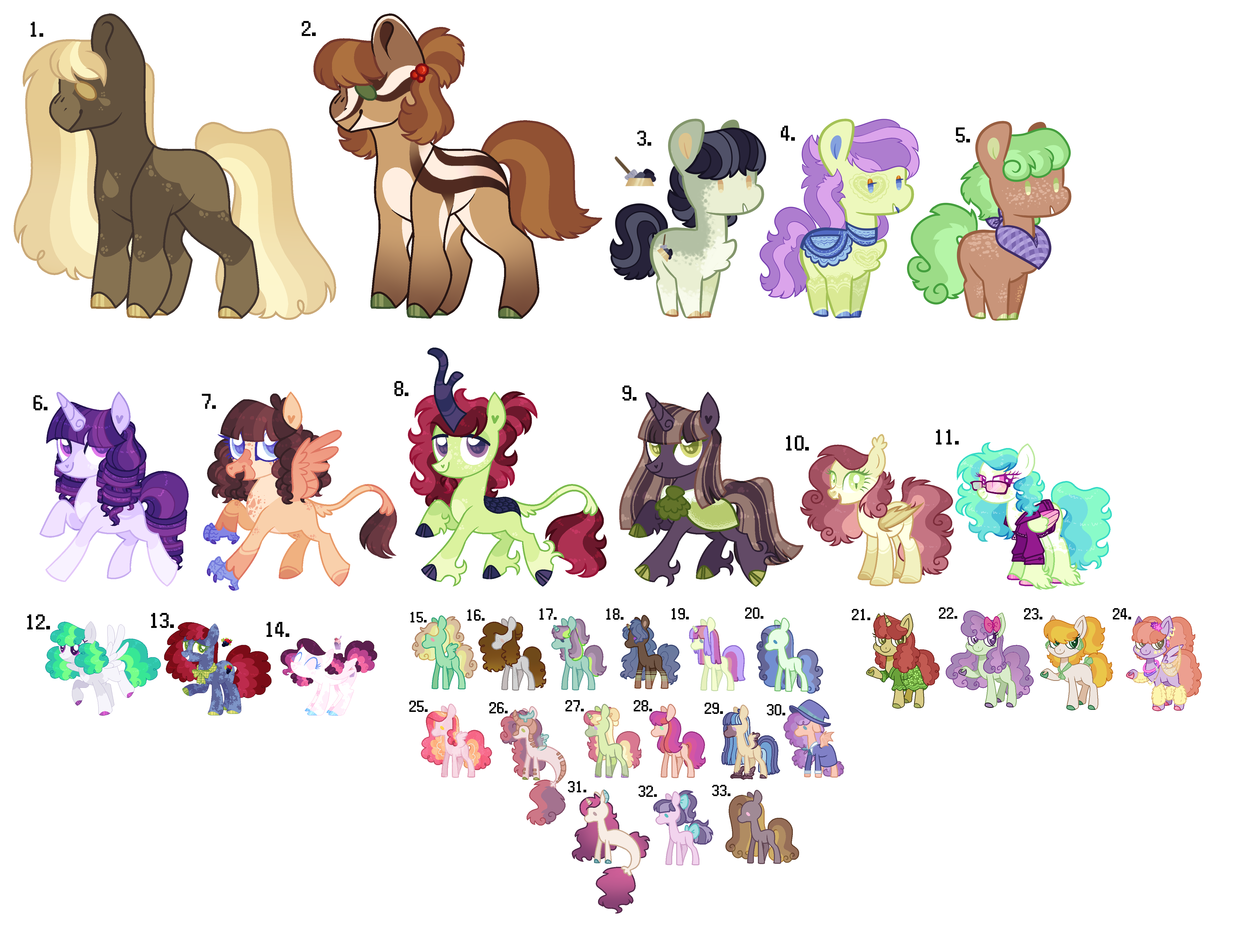 PONY RESALE ADOPTS (31/33 OPEN)