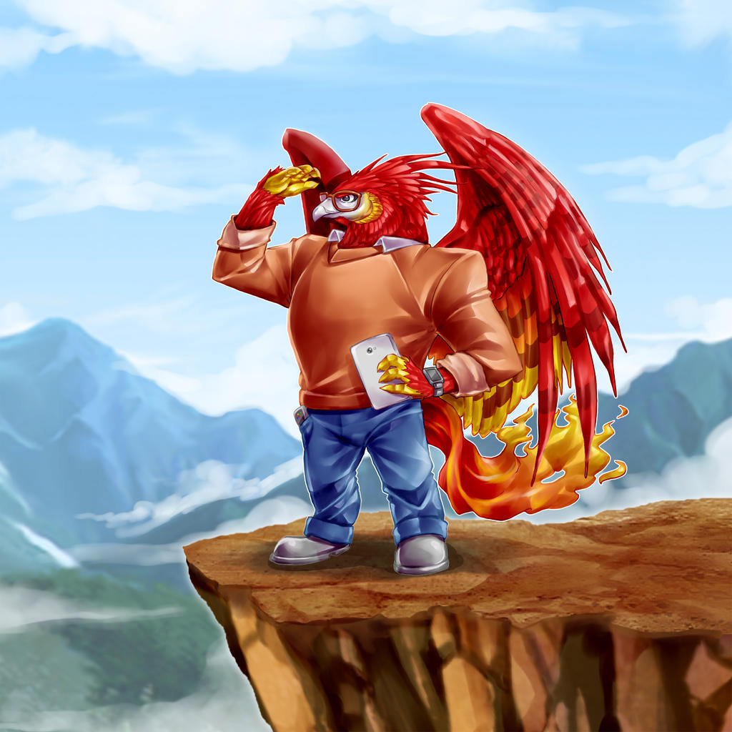 Mobile Phoenix Simple Mobile Phoenix by RidwanSakke on DeviantArt