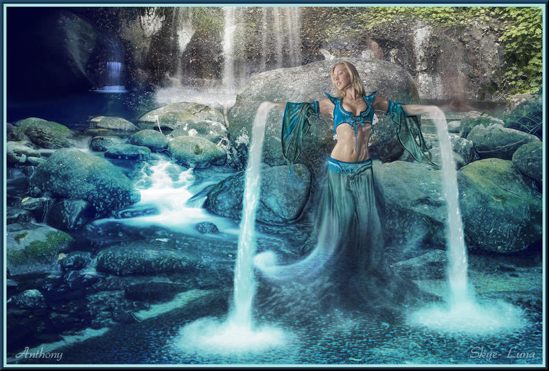 Живая вода озера. Богиня воды. Волшебница вода. Образ воды. Богиня водопада.
