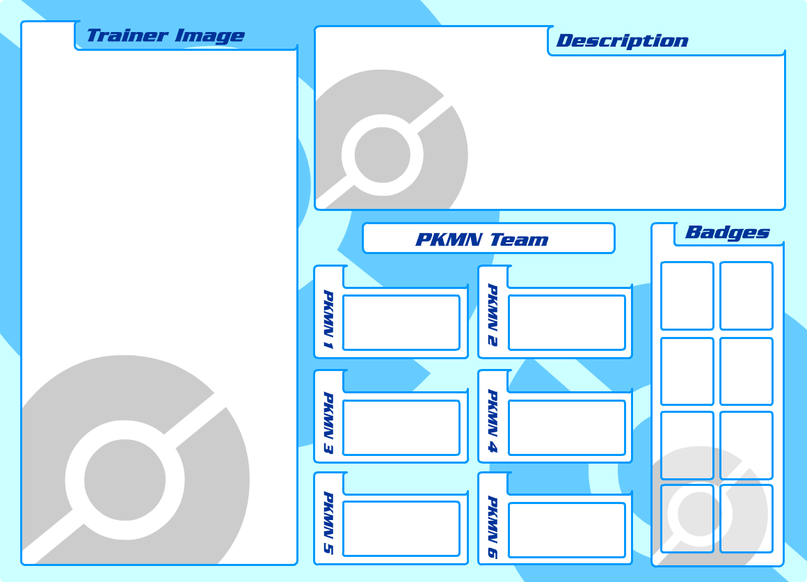Tecro Trainer Card Template By Trakker On Deviantart