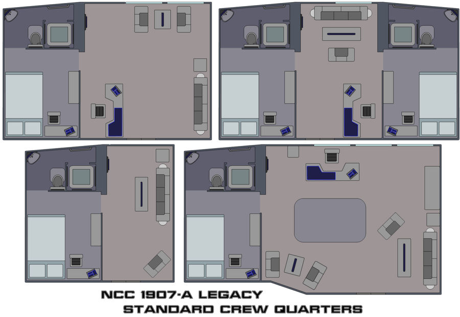 NCC 1907-A Legacy: Crew Quarters