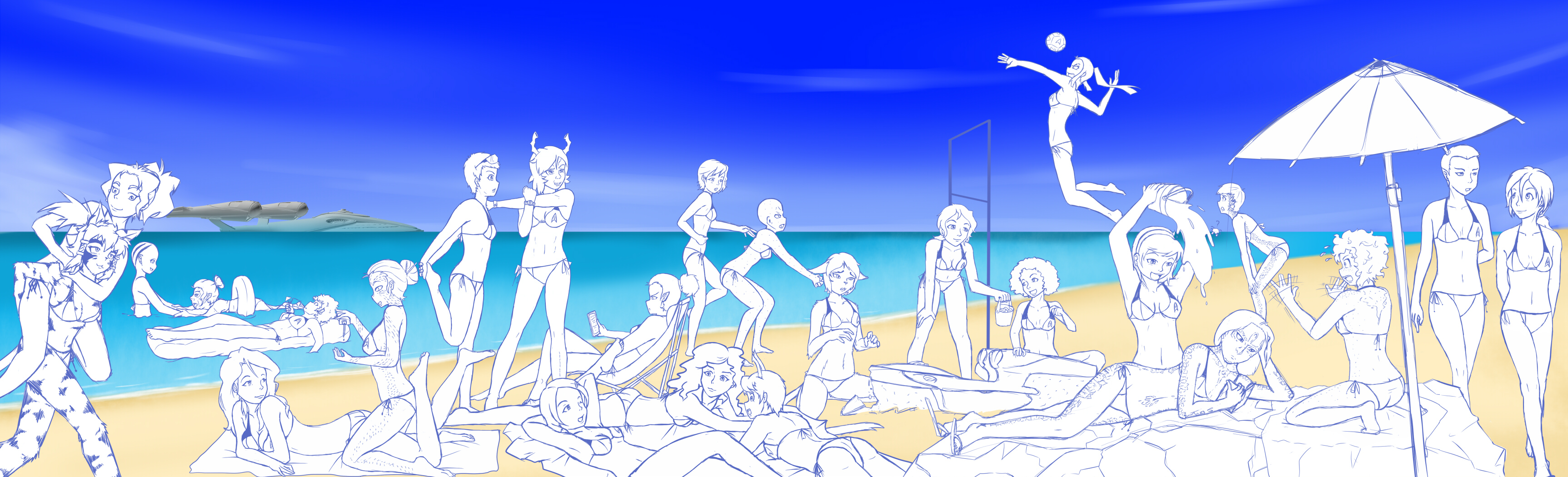 Legacy Girls beach blast WIP