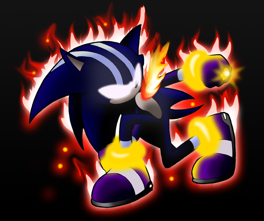 Dark Super Sonic 2 by TheWax on DeviantArt