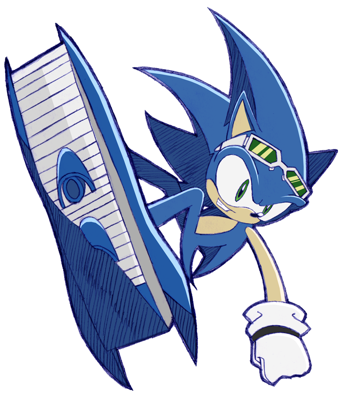 Sonic Riders Fit Sonic Riders : Sonic by Trakker on DeviantArt