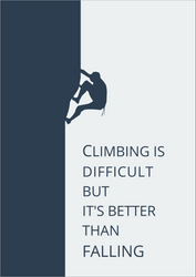 Motivational Posters climbing