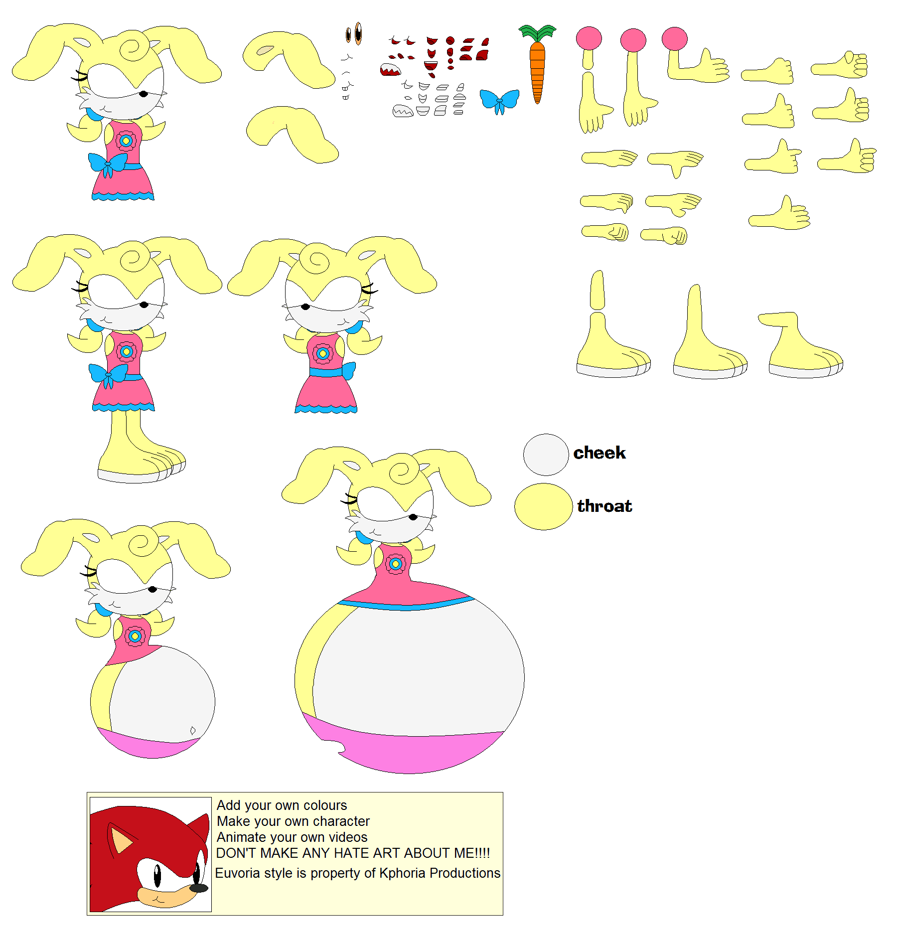 Character Builder Rabbit Buttermilk the Rabbit builder by Marioman94 on DeviantArt
