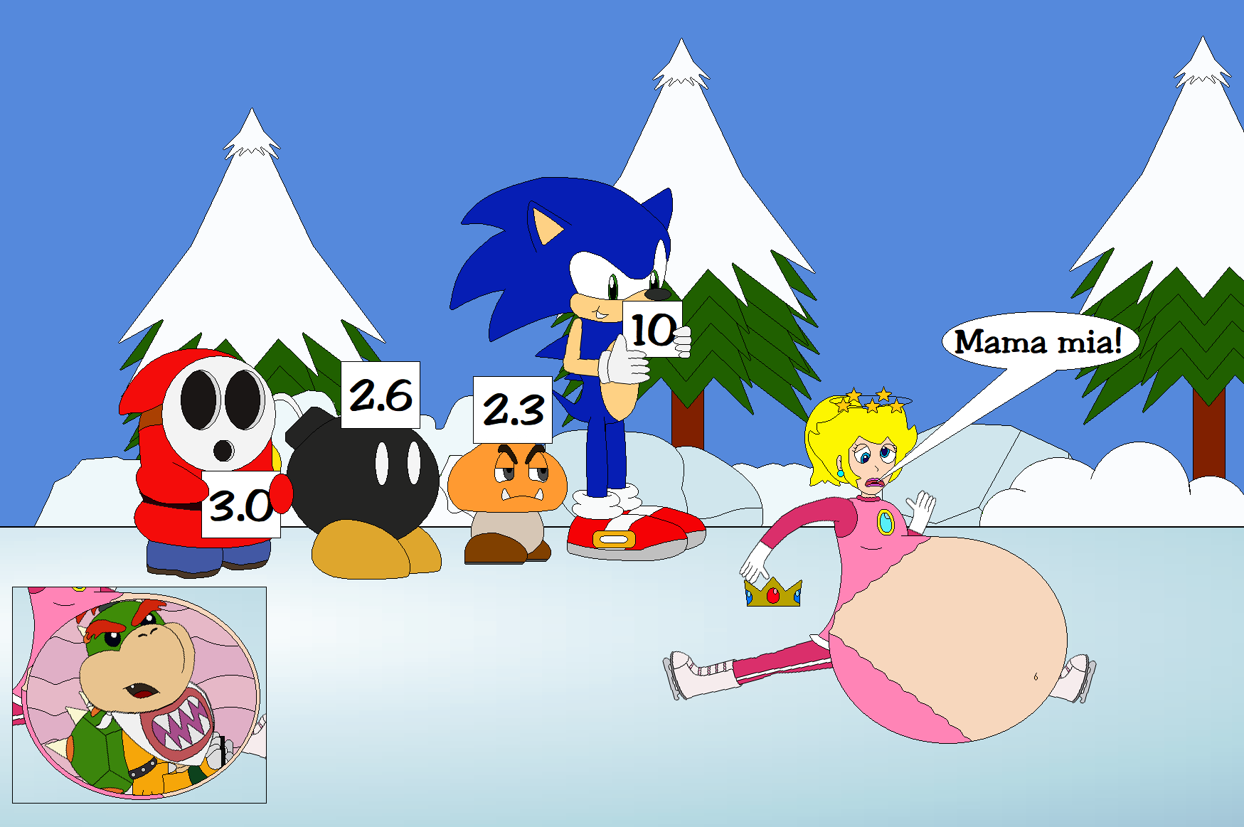 Ice Rink Risk Peach's Ice Rink Risk by Marioman94 on DeviantArt