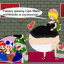 Bowsette Captures Mario and Friends