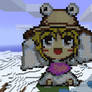 Chibi Suwako in Minecraft