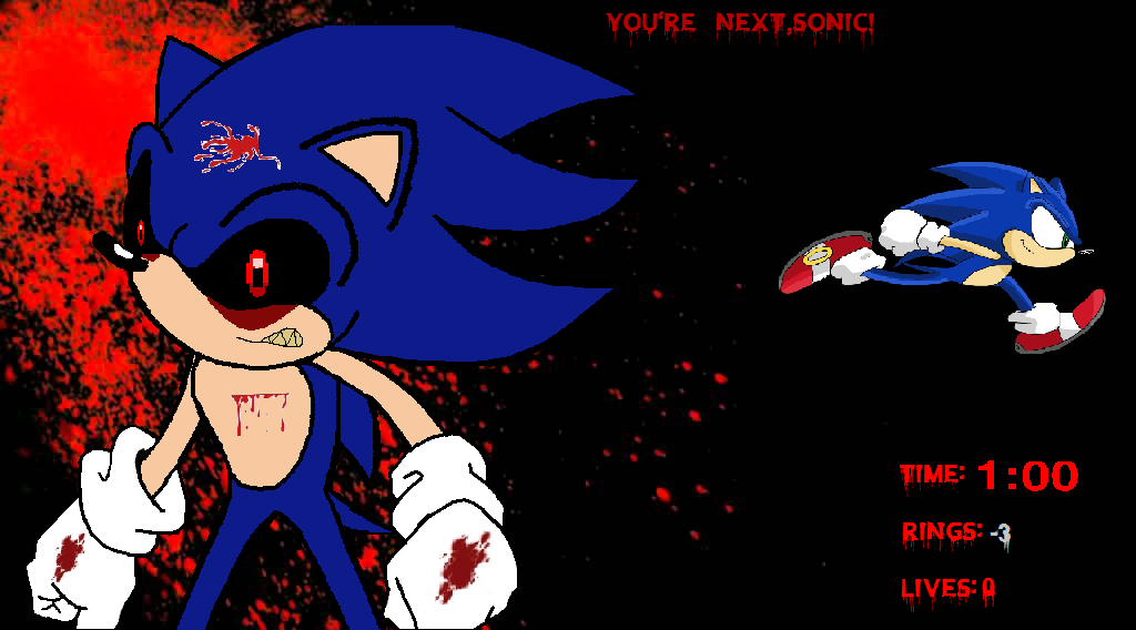 Sonic.exe and sonic by MidnightSonadowLover on DeviantArt