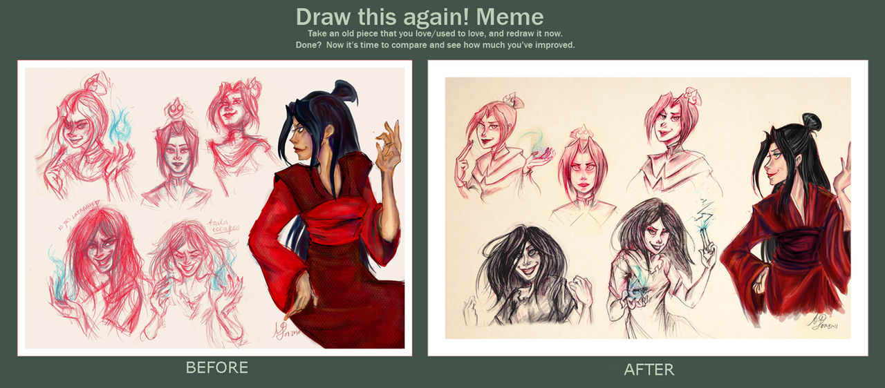 Draw Azula Draw this Again: Azula by papier-crane on DeviantArt