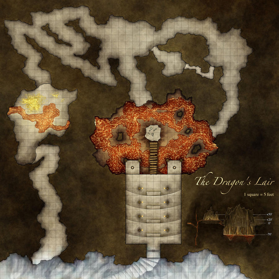 The Dragon's Lair by torstan on DeviantArt
