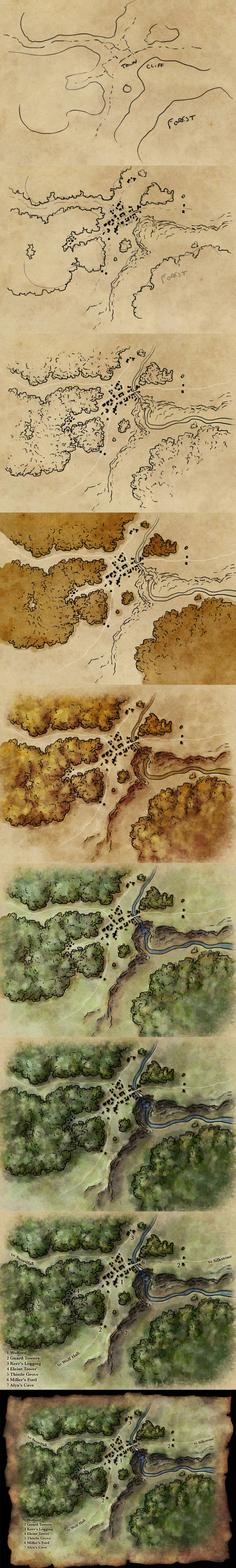 How to draw a map by torstan
