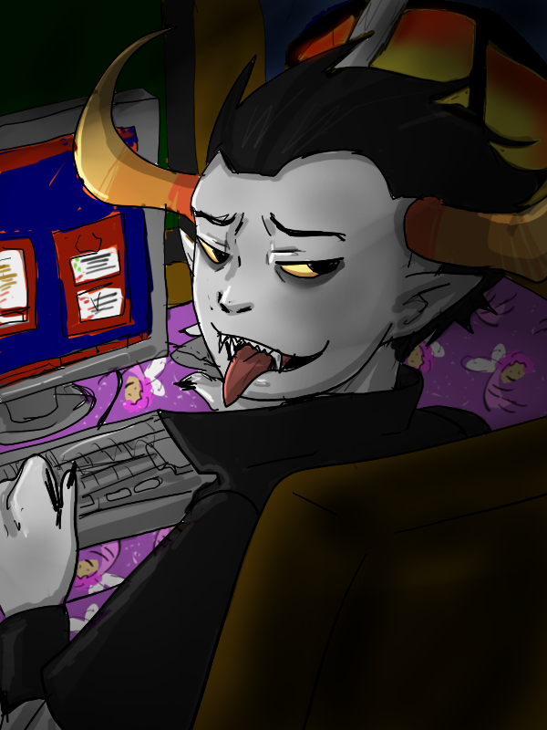 Homestuck - Tavros wHATZ UP