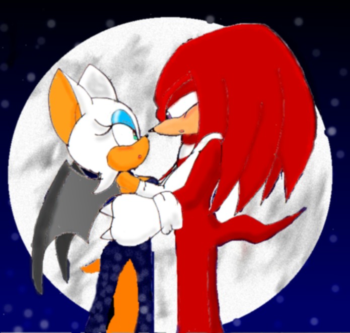 Knuckles_rouge_under_moon