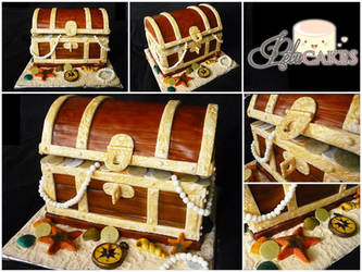 Pirate box cake