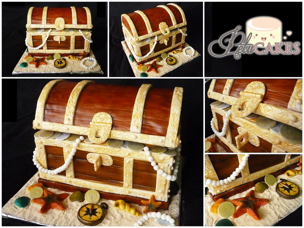 Pirate box cake