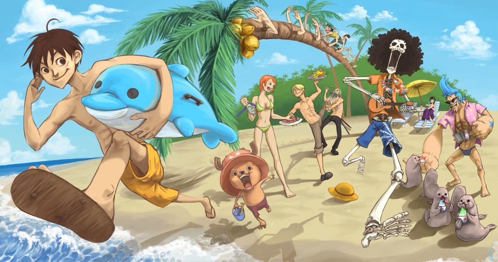 One Piece Summer 10 By Flominowa On Deviantart