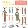 500 Days of Tom paper doll