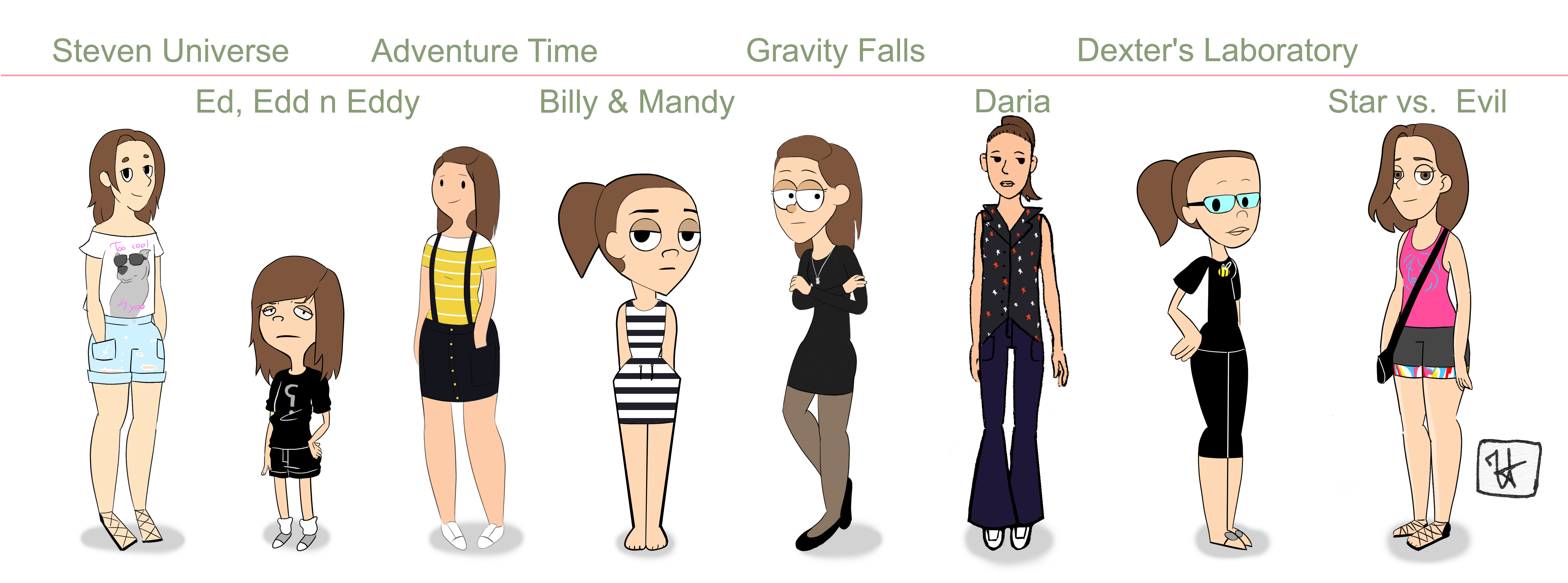 Draw yourself: Cartoon Styles by I-Love-Anime-Manga-I on DeviantArt