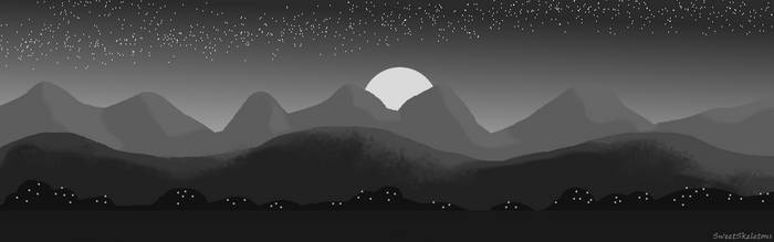 Monochrome Video Game Background