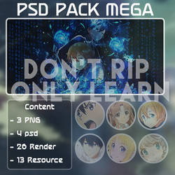 PSD PACK MEGA (Pageviews +30.000) by nisa-niisan