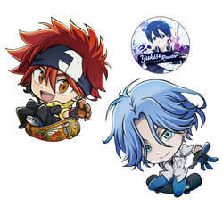 SK8's Reki and Langa Cute Chibi by nisa-niisan