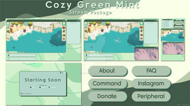 Cozy Green Mint - Stream Packages