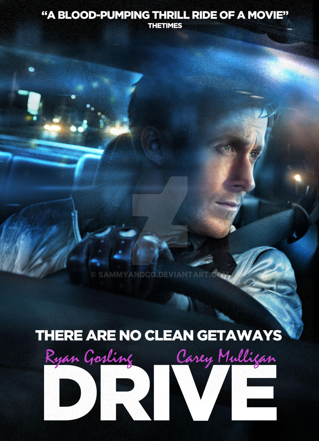 Drive Movie Poster By Sammyandco On DeviantArt drive-movie-poster-by-sammyandco-on-deviantart