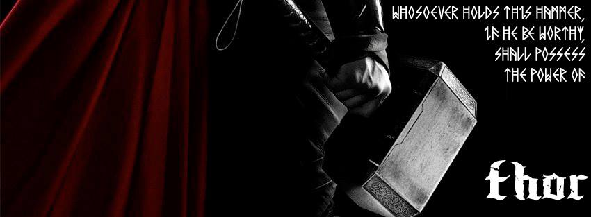 Thor Mjolnir Facebook Cover