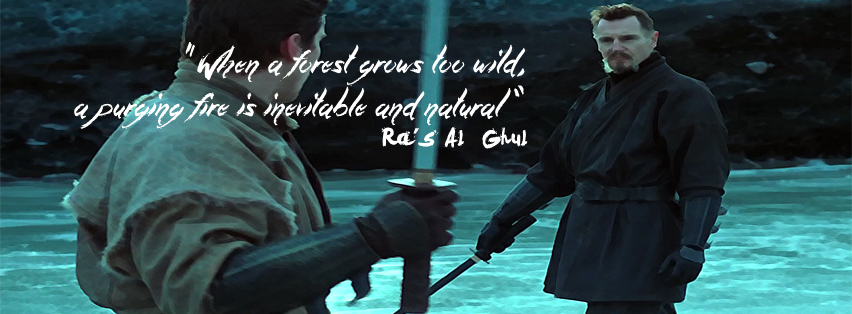 Ra's Al Ghul Quote Fb Cover