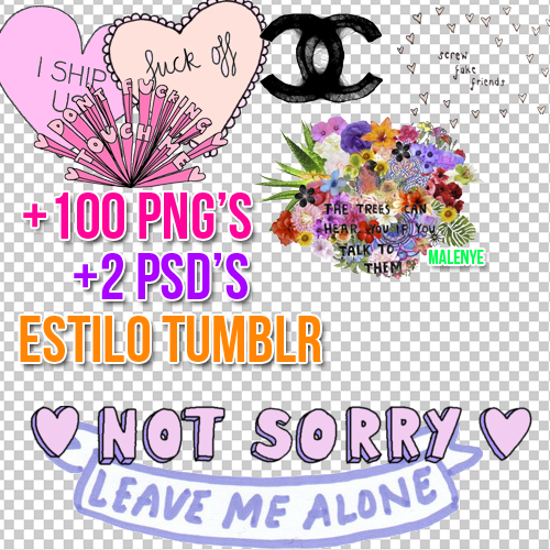 +Pack de Png's para Tumblr.