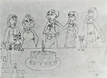 Gargamel's birthday by ValpinaMoon