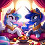 Eastern princesses Celestia and Luna