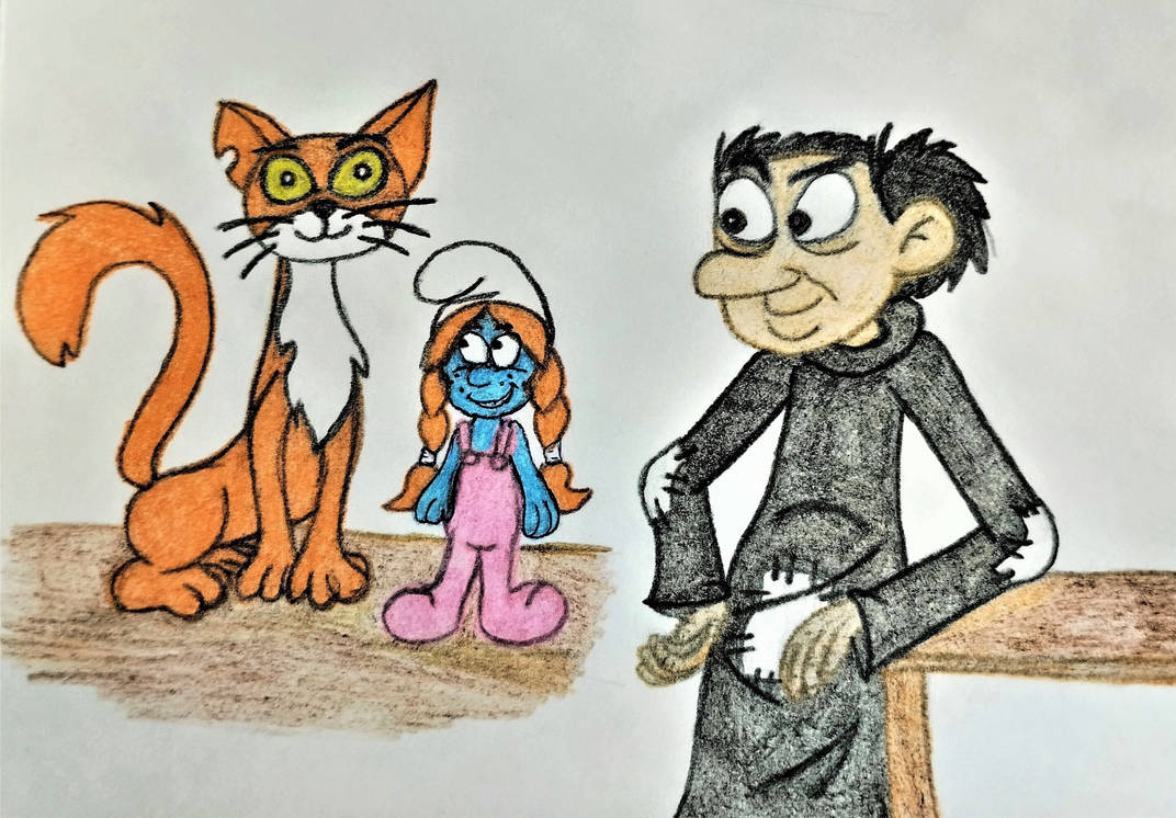 Azazel Cat Cat Azrael and Sassette. Gargamel. by GargamelValpinaMoon on DeviantArt