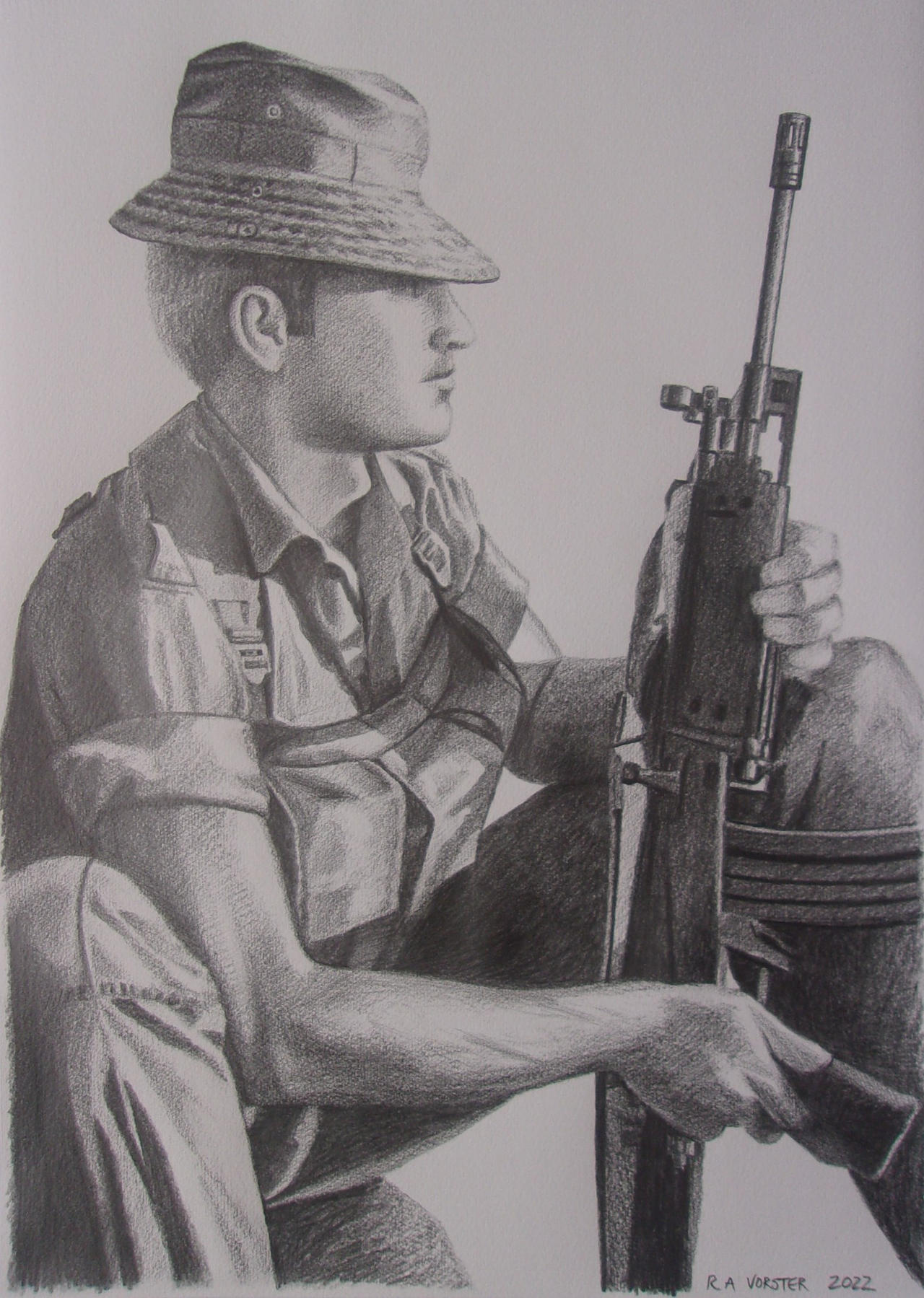SADF soldier with R4 rifle. by robertvorster on DeviantArt