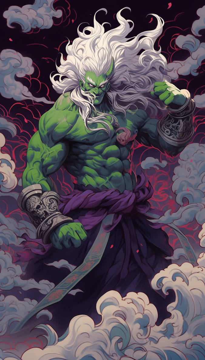 Fujin Fujin the Wind God by artificialfox00 on DeviantArt