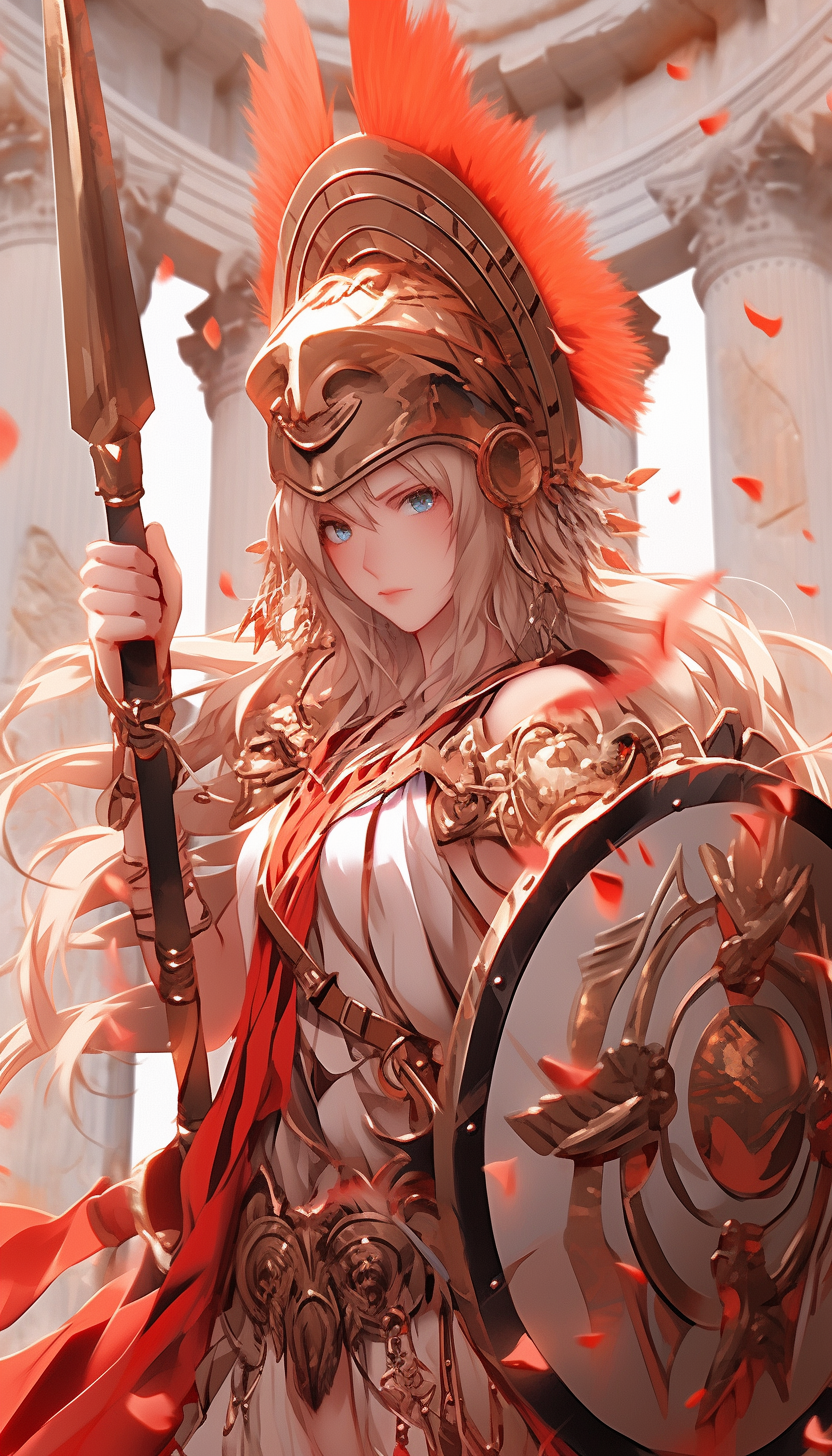 Athena Roses Deviantart Athena by artificialfox00 on DeviantArt